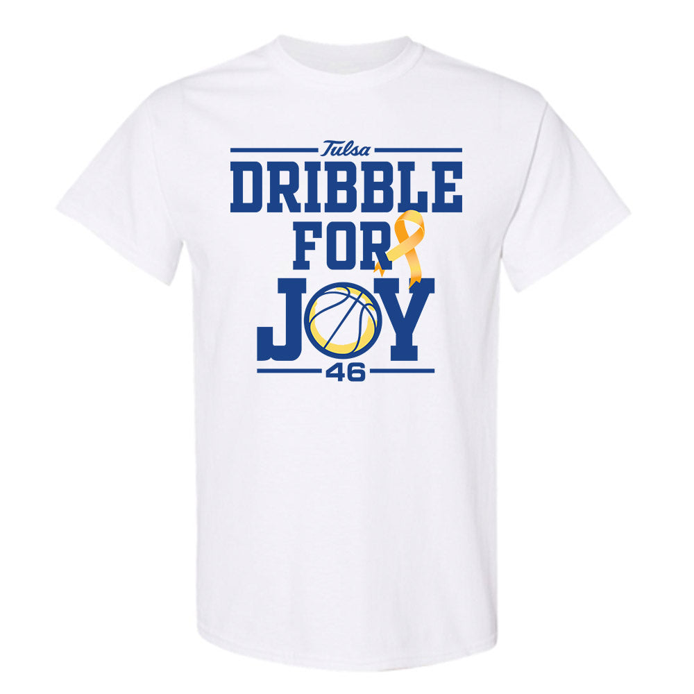 Tulsa - NCAA Men's Basketball : Dribble For Joy White Statement Shirt T-Shirt