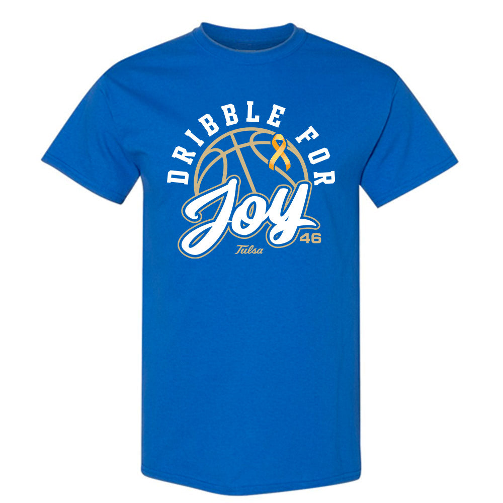 Tulsa - NCAA Men's Basketball : Dribble For Joy Royal Statement Shirt T-Shirt
