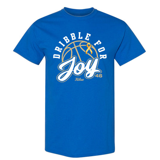 Tulsa - NCAA Men's Basketball : Dribble For Joy Royal Statement Shirt T-Shirt