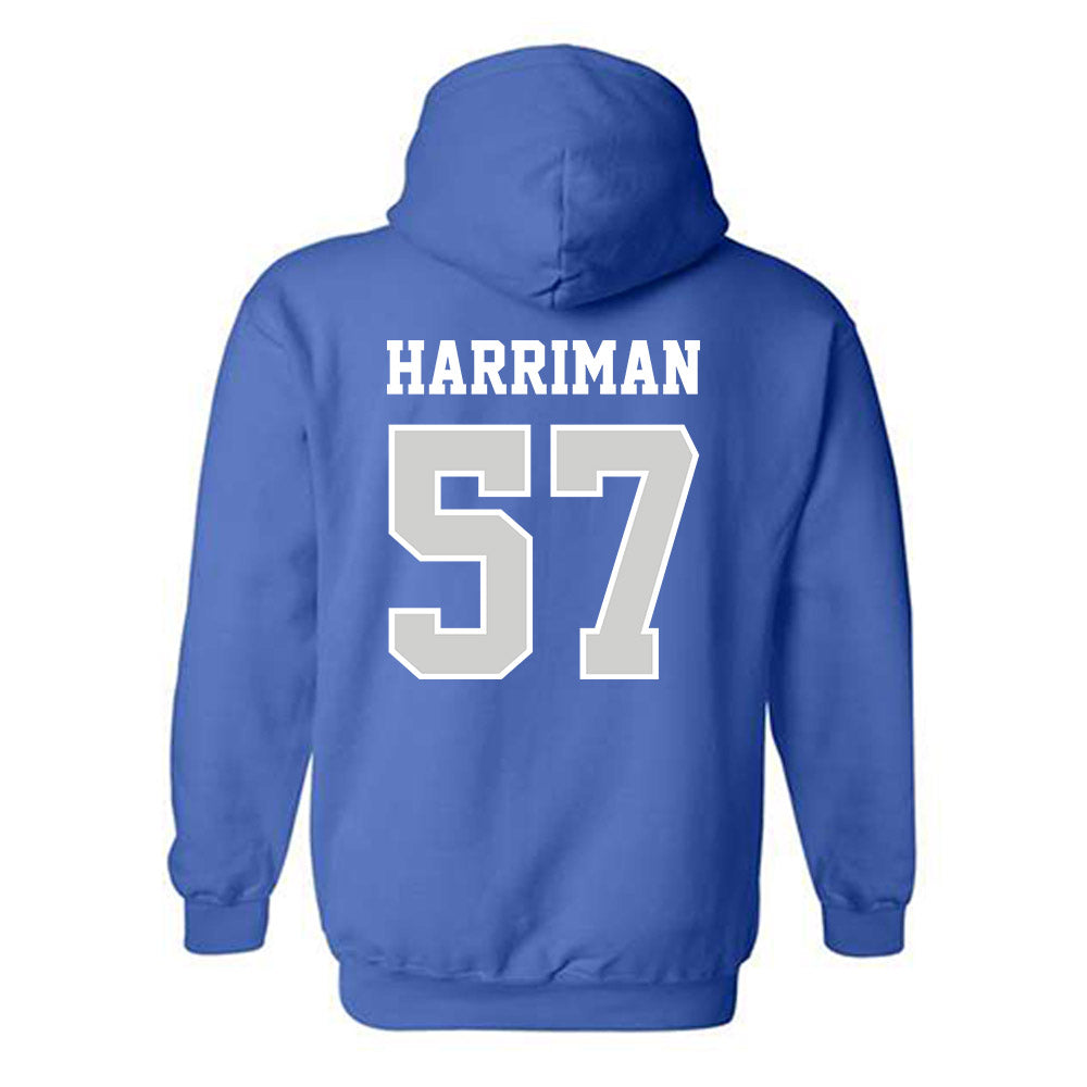 Indiana State - NCAA Football : Bryce Harriman - Classic Shersey Hooded Sweatshirt-1