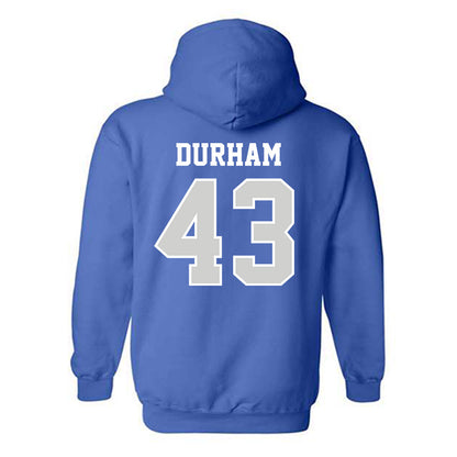 Indiana State - NCAA Football : Braydon Durham - Classic Shersey Hooded Sweatshirt-1