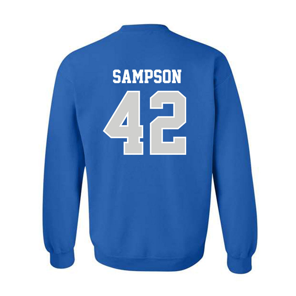 Indiana State - NCAA Football : Braxton Sampson - Classic Shersey Crewneck Sweatshirt-1