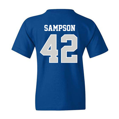 Indiana State - NCAA Football : Braxton Sampson - Classic Shersey Youth T-Shirt-1