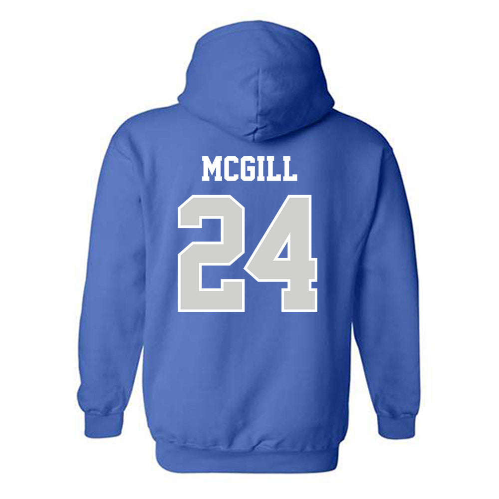 Indiana State - NCAA Women's Basketball : Allison McGill - Classic Shersey Hooded Sweatshirt-1