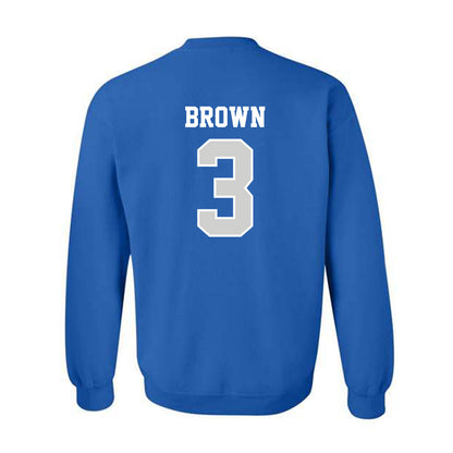 Indiana State - NCAA Football : Deion Brown - Classic Shersey Crewneck Sweatshirt-1
