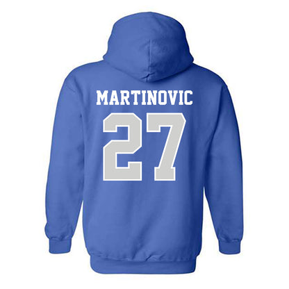 Indiana State - NCAA Football : Niko Martinovic - Classic Shersey Hooded Sweatshirt-1