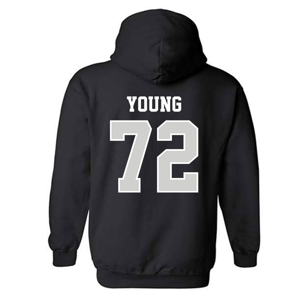Indiana State - NCAA Football : Julian Young - Classic Shersey Hooded Sweatshirt-1