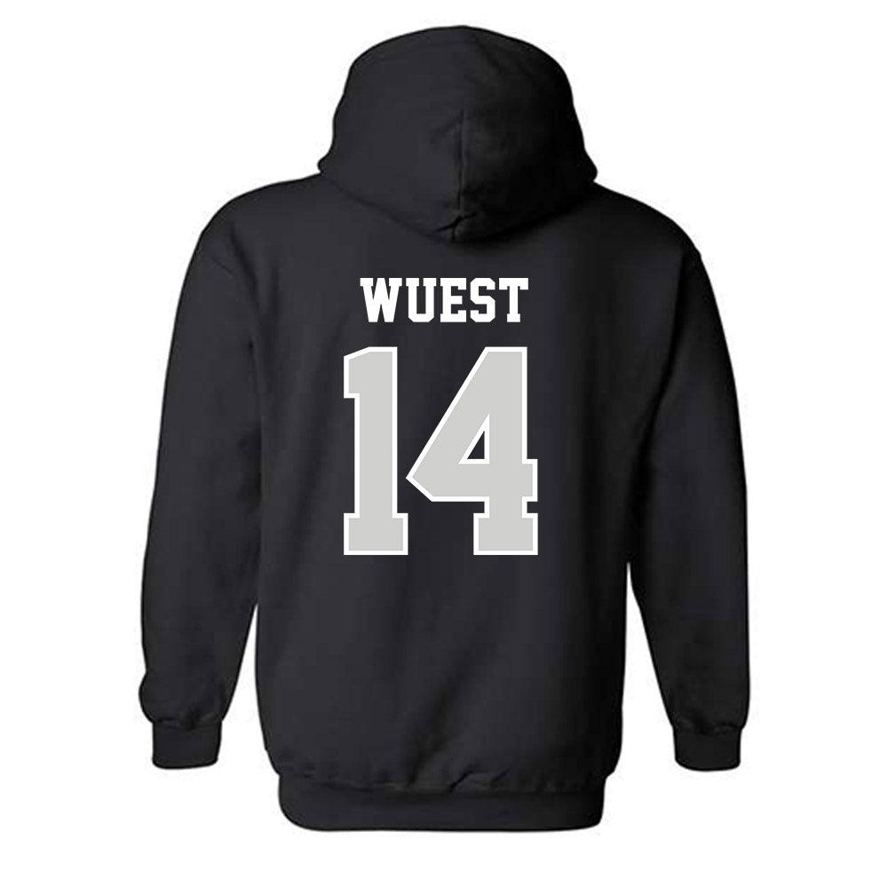 Indiana State - NCAA Football : BJ Wuest - Classic Shersey Hooded Sweatshirt-1