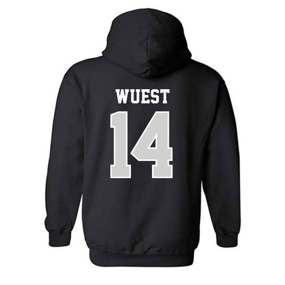 Indiana State - NCAA Football : BJ Wuest - Classic Shersey Hooded Sweatshirt-1