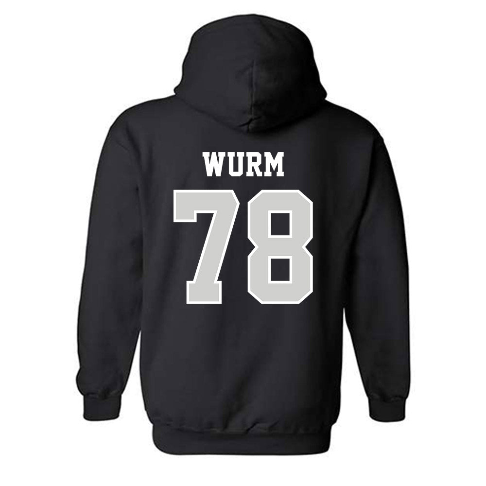 Indiana State - NCAA Football : Zac Wurm - Classic Shersey Hooded Sweatshirt-1