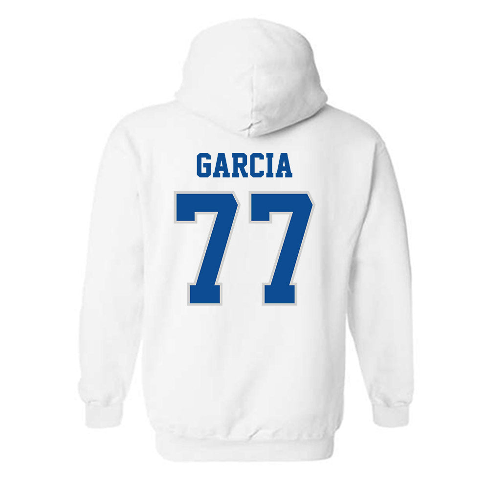 Indiana State - NCAA Football : Fernando Garcia - Classic Shersey Hooded Sweatshirt-1