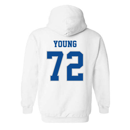 Indiana State - NCAA Football : Julian Young - Classic Shersey Hooded Sweatshirt-1