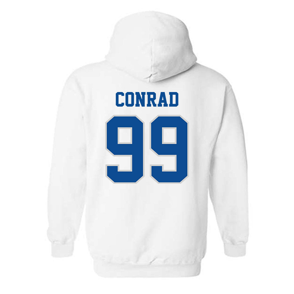 Indiana State - NCAA Football : Spencer Conrad - Classic Shersey Hooded Sweatshirt-1
