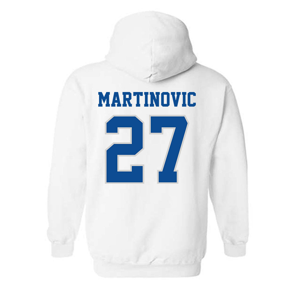 Indiana State - NCAA Football : Niko Martinovic - Classic Shersey Hooded Sweatshirt-1
