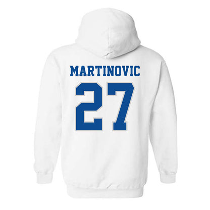Indiana State - NCAA Football : Niko Martinovic - Classic Shersey Hooded Sweatshirt-1
