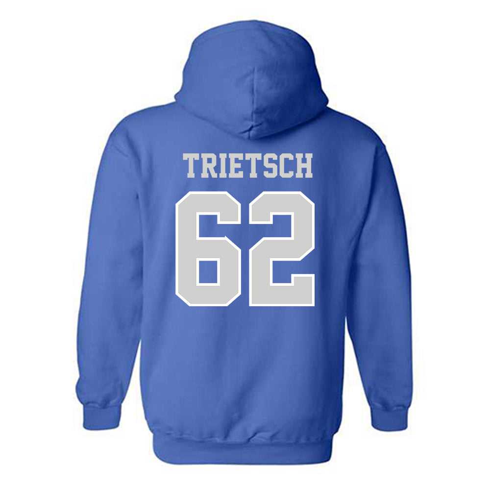 Indiana State - NCAA Football : Owen Trietsch - Classic Shersey Hooded Sweatshirt-1