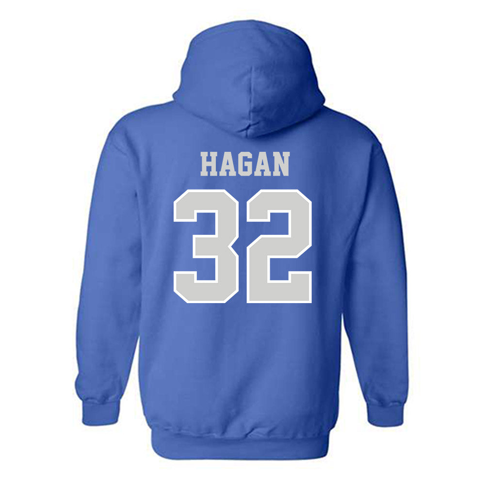 Indiana State - NCAA Football : Gavin Hagan - Classic Shersey Hooded Sweatshirt-1