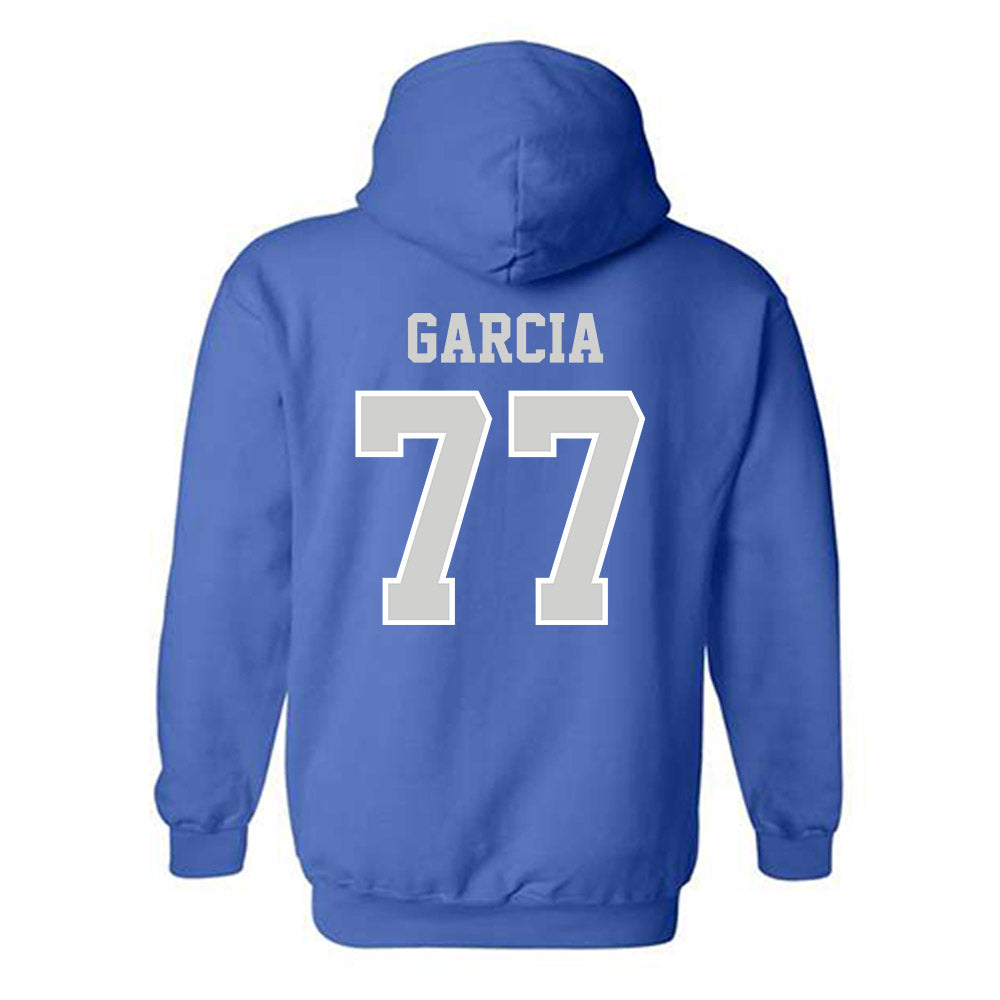 Indiana State - NCAA Football : Fernando Garcia - Classic Shersey Hooded Sweatshirt-1