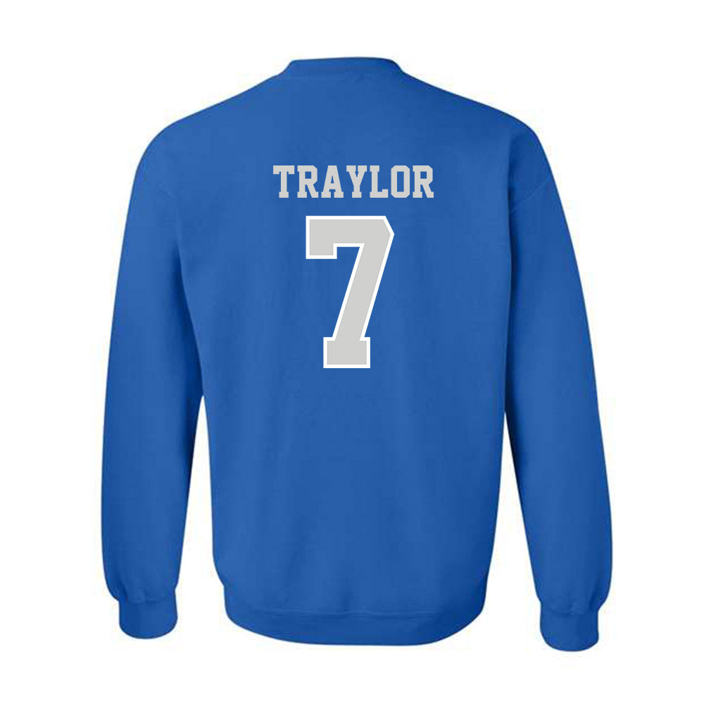 Indiana State - NCAA Football : Britten Traylor - Classic Shersey Crewneck Sweatshirt-1