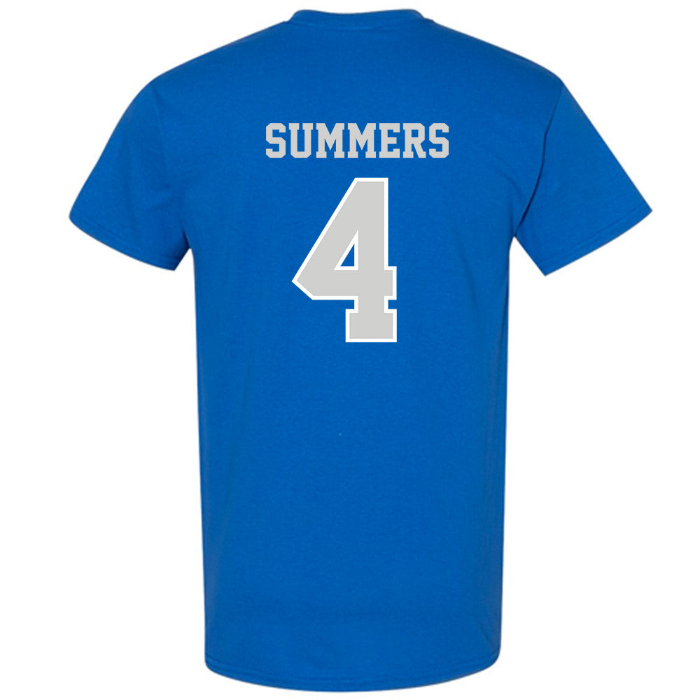 Indiana State - NCAA Men's Basketball : Jahni Summers - Classic Shersey T-Shirt-1