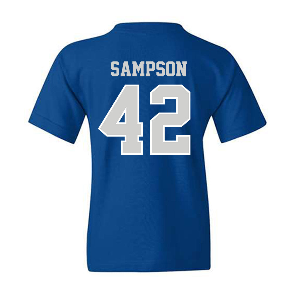 Indiana State - NCAA Football : Braxton Sampson - Classic Shersey Youth T-Shirt-1