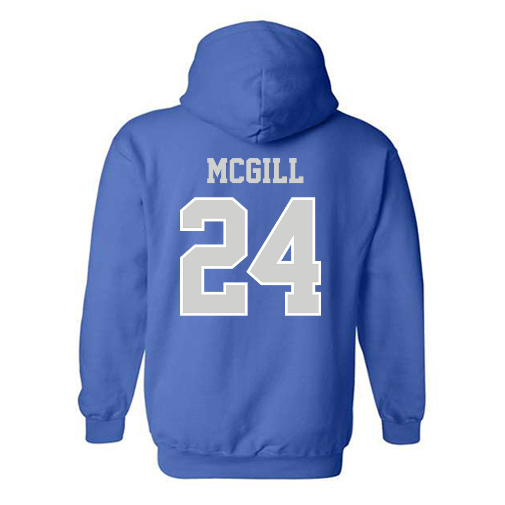 Indiana State - NCAA Women's Basketball : Allison McGill - Classic Shersey Hooded Sweatshirt-1