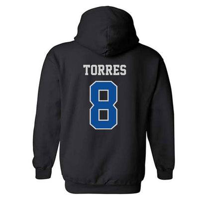 Indiana State - NCAA Baseball : Sebastian Torres - Classic Shersey Hooded Sweatshirt-1