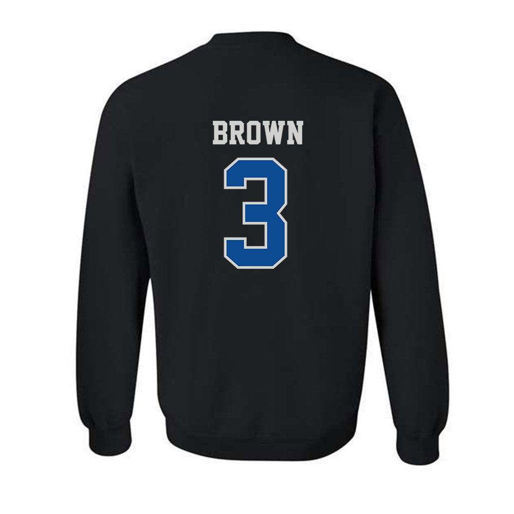 Indiana State - NCAA Football : Deion Brown - Classic Shersey Crewneck Sweatshirt-1