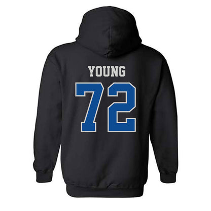 Indiana State - NCAA Football : Julian Young - Classic Shersey Hooded Sweatshirt-1