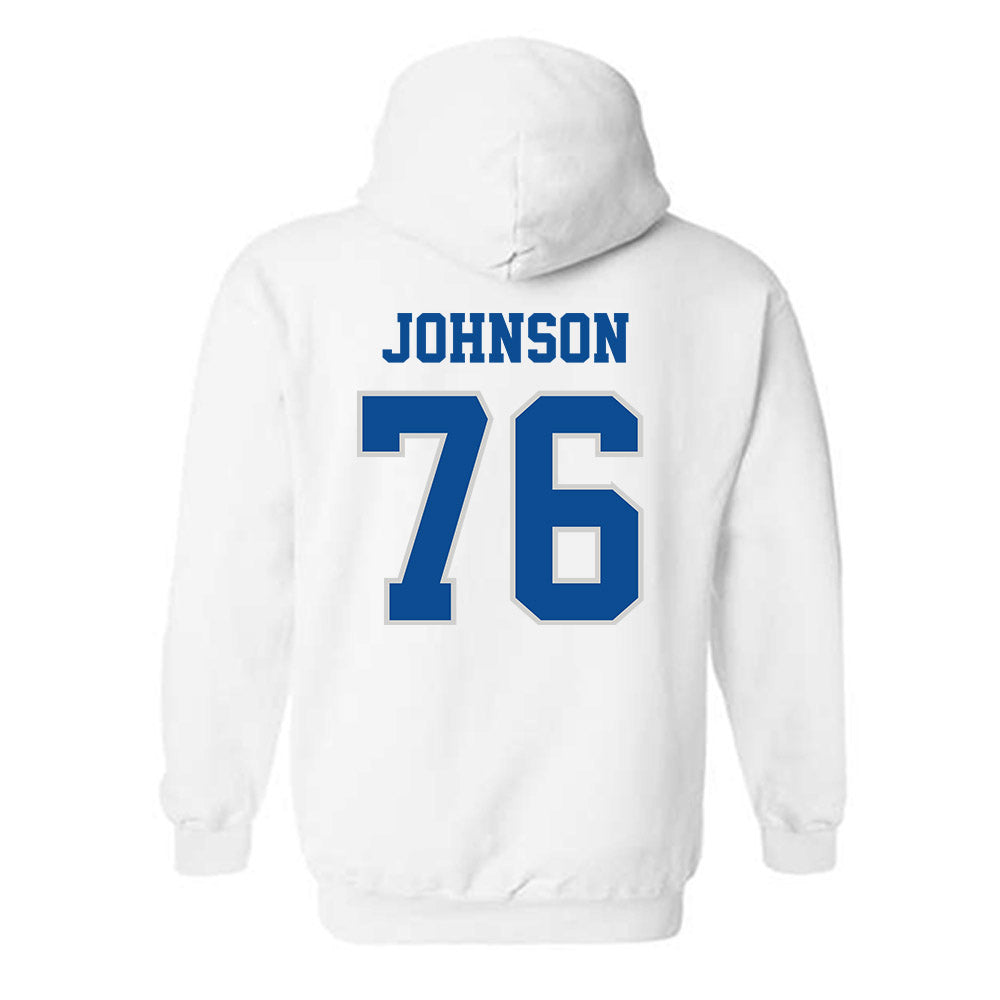 Indiana State - NCAA Football : Devion Johnson - Classic Shersey Hooded Sweatshirt-1