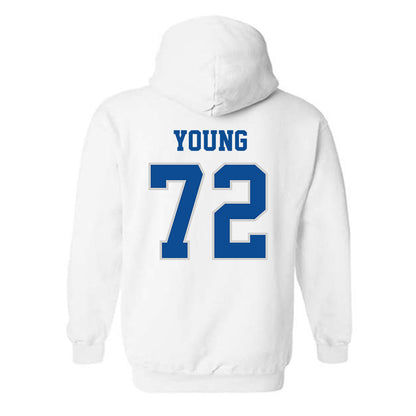 Indiana State - NCAA Football : Julian Young - Classic Shersey Hooded Sweatshirt-1