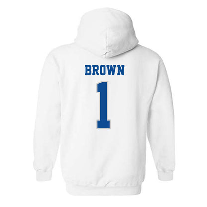 Indiana State - NCAA Baseball : Ty Brown - Classic Shersey Hooded Sweatshirt-1