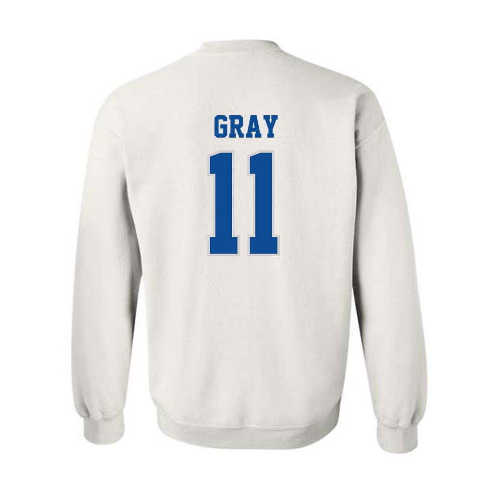 Indiana State - NCAA Men's Basketball : Aaron Gray - Classic Shersey Crewneck Sweatshirt-1