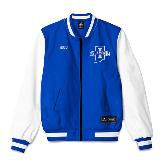 Indiana State - NCAA Men's Track & Field : Casey Hood - Bomber Jacket-0