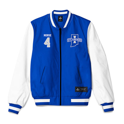 Indiana State - NCAA Baseball : Colby Morse - Bomber Jacket-0
