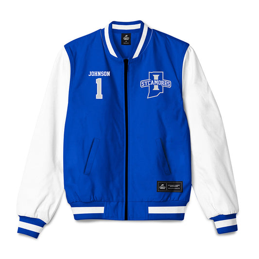 Indiana State - NCAA Football : Devin Johnson - Bomber Jacket-0