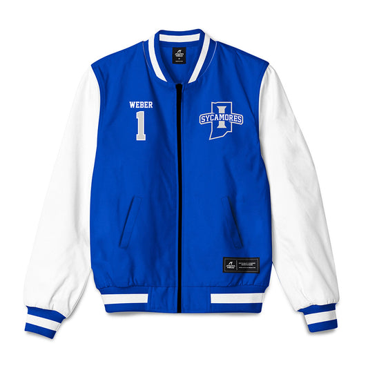 Indiana State - NCAA Women's Volleyball : Sydni Weber - Bomber Jacket-0