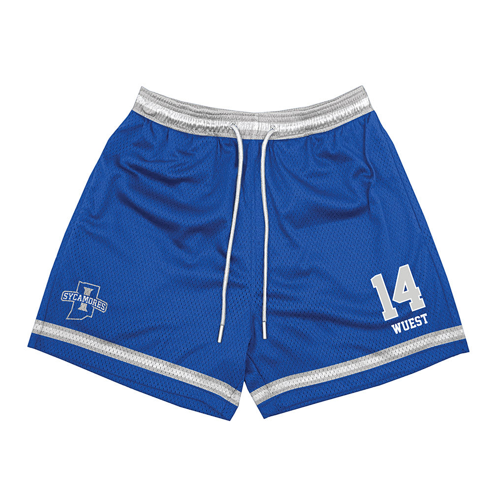 Indiana State - NCAA Football : BJ Wuest - Shorts-0