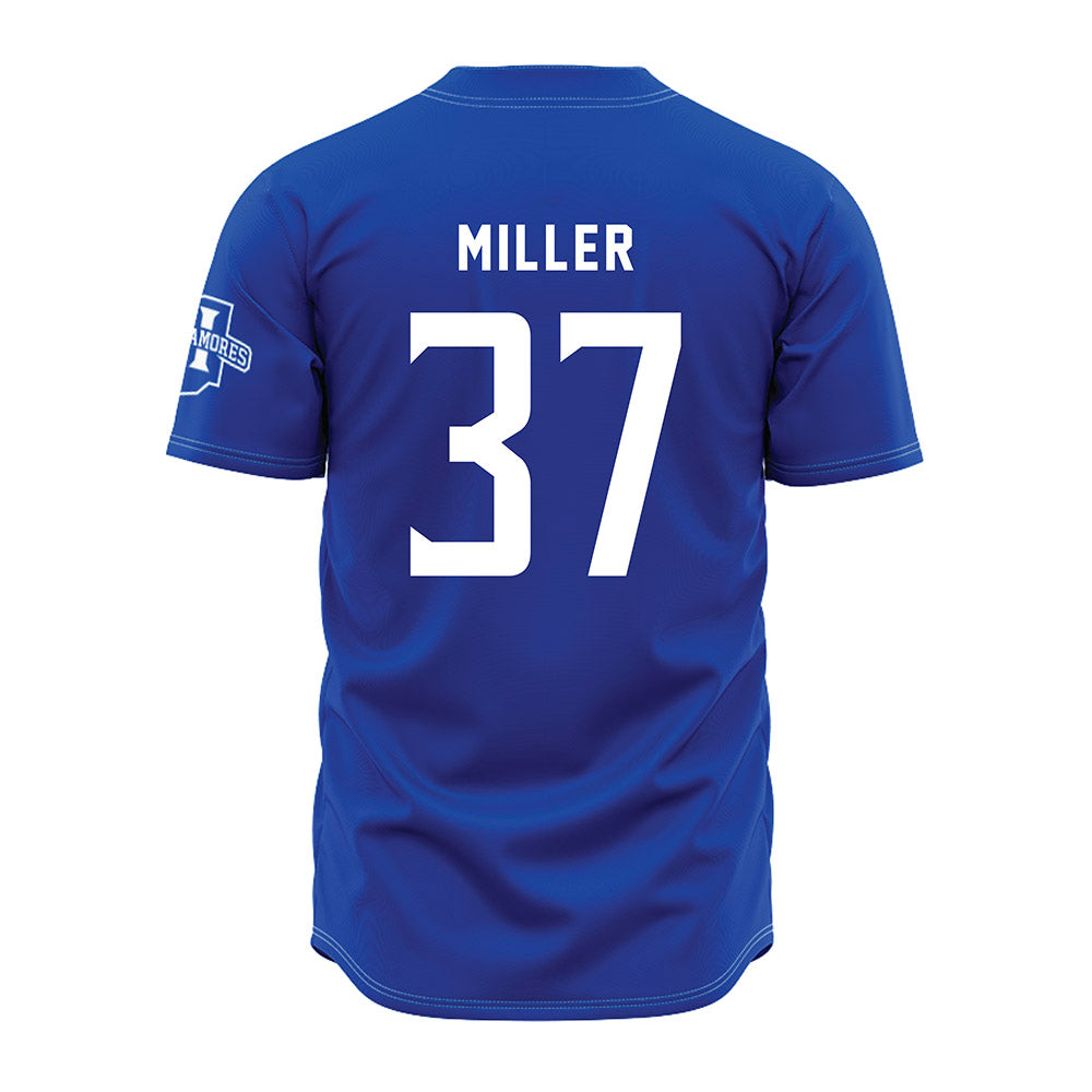 Indiana State - NCAA Baseball : Caden Miller - Royal Blue Jersey-1