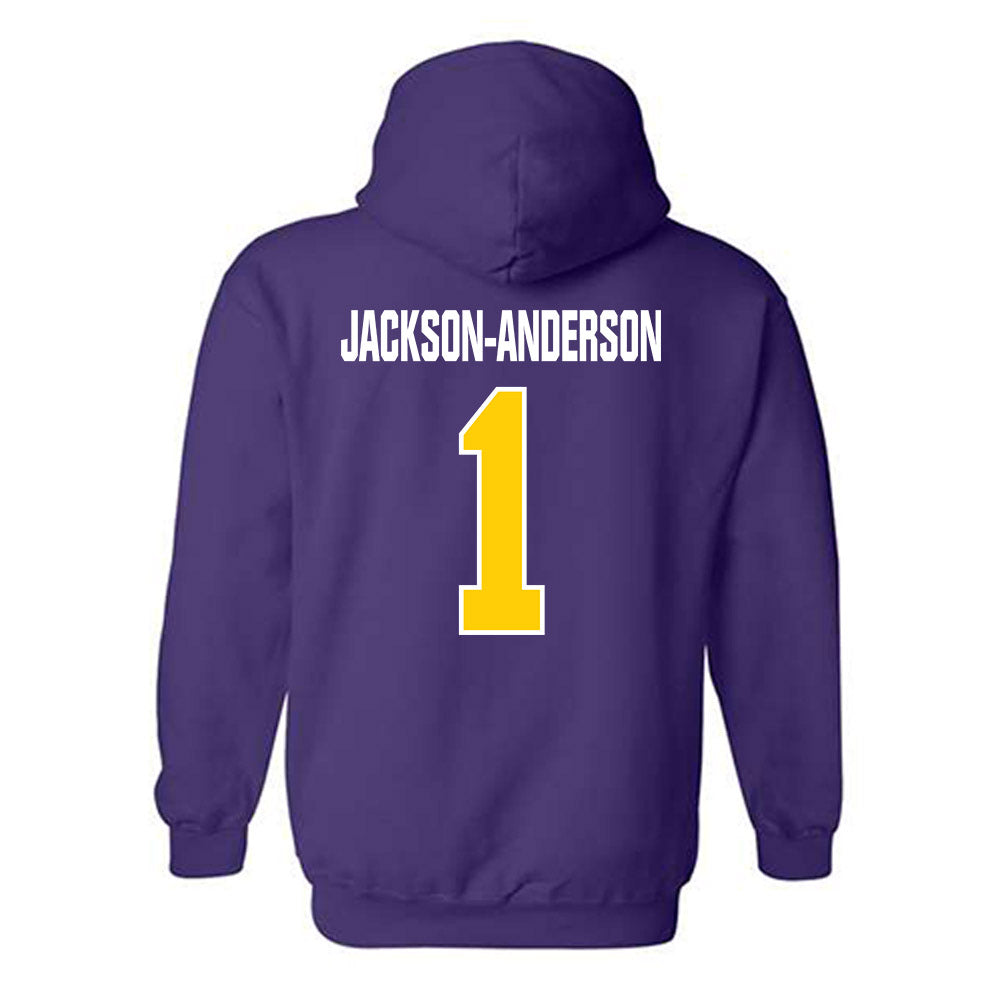 WIU - NCAA Football : Ihson Jackson-Anderson - Hooded Sweatshirt-1