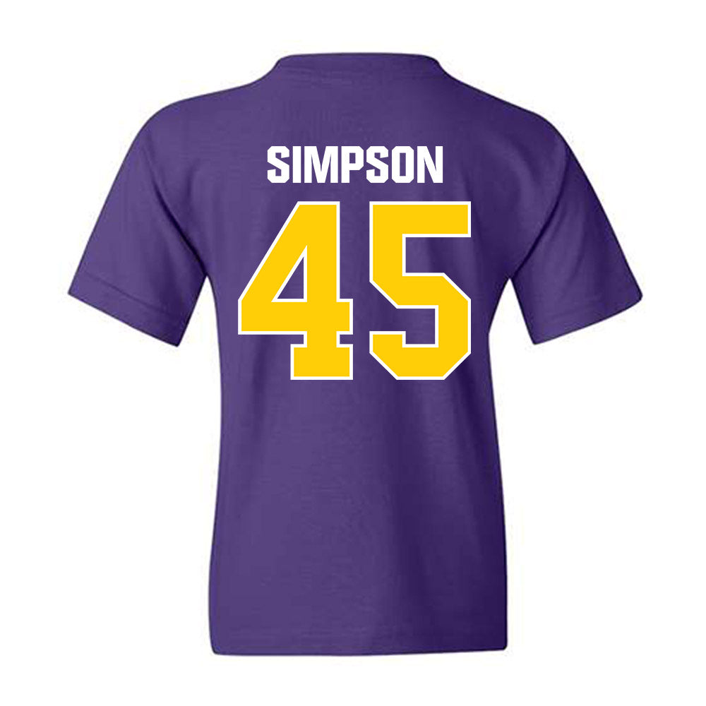 WIU - NCAA Softball : Hannah Simpson - Youth T-Shirt-1