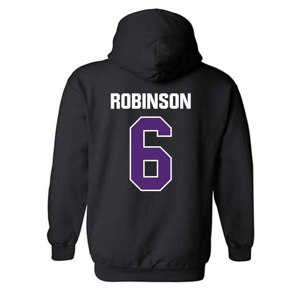 WIU - NCAA Football : Joshua Robinson - Hooded Sweatshirt-1