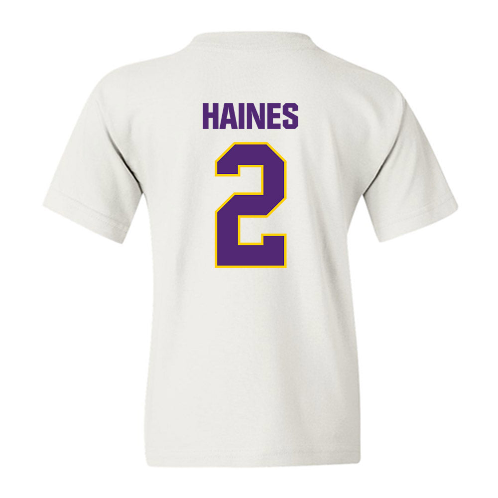WIU - NCAA Women's Volleyball : Ella Haines - Youth T-Shirt-1