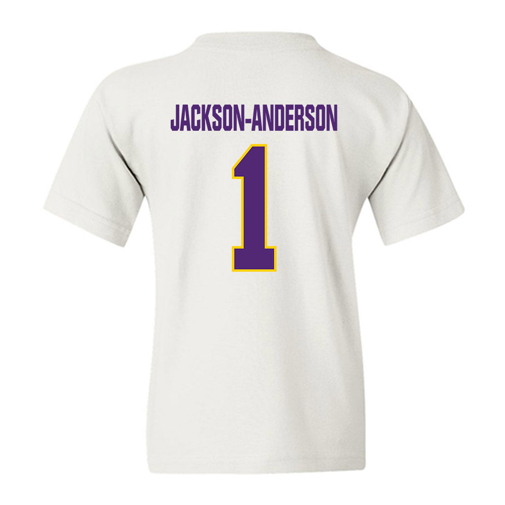 WIU - NCAA Football : Ihson Jackson-Anderson - Youth T-Shirt-1