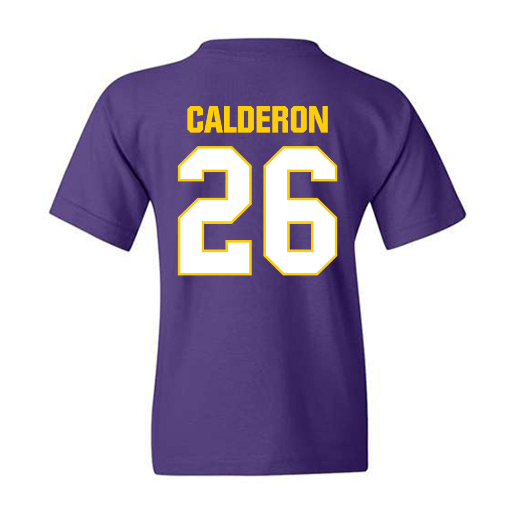 WIU - NCAA Men's Soccer : Miles Calderon - Youth T-Shirt-1