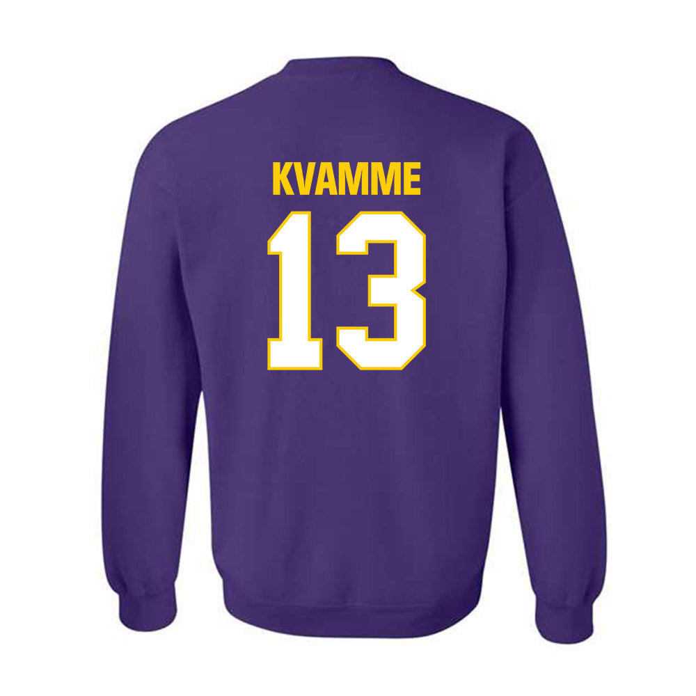 WIU - NCAA Men's Basketball : Makai Kvamme - Crewneck Sweatshirt-1