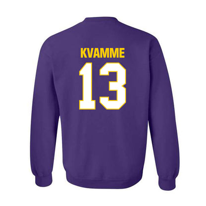 WIU - NCAA Men's Basketball : Makai Kvamme - Crewneck Sweatshirt-1