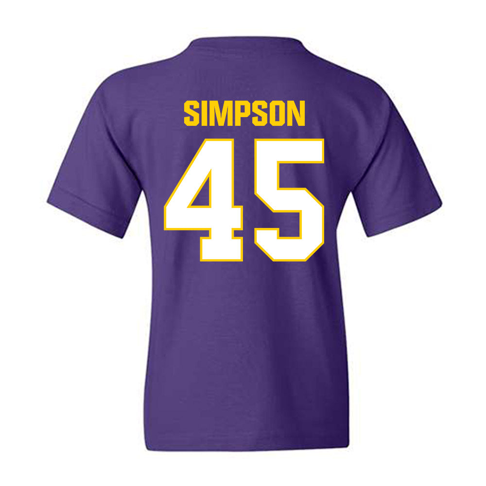 WIU - NCAA Softball : Hannah Simpson - Youth T-Shirt-1