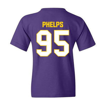 WIU - NCAA Football : Tanner Phelps - Youth T-Shirt-1