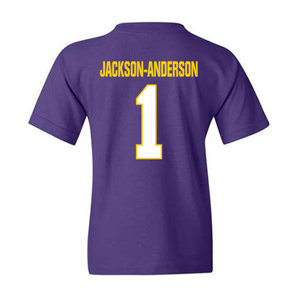 WIU - NCAA Football : Ihson Jackson-Anderson - Youth T-Shirt-1